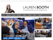Tablet Screenshot of laurenbooth.org
